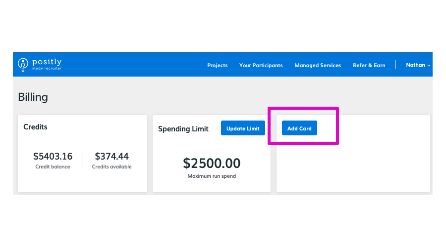 How to Add Credits to Your Positly Account - Positly
